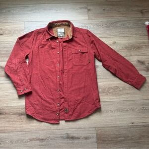 Huckberry Men’s Red Buck Camp Flannel